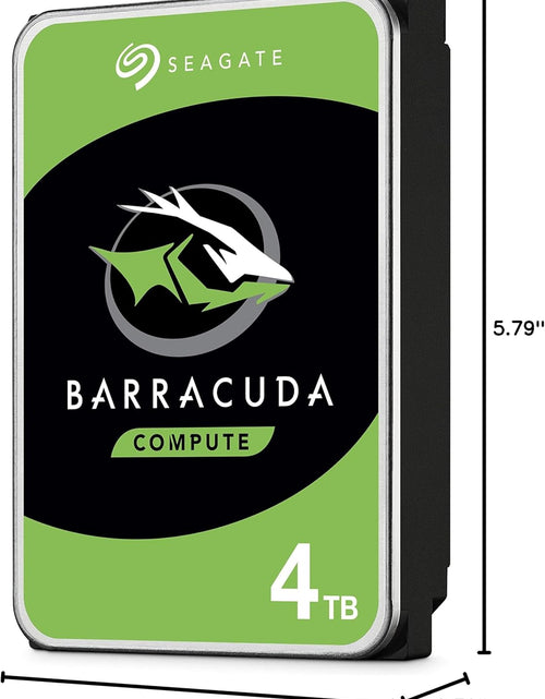 Load image into Gallery viewer, Barracuda 4TB Internal Hard Drive HDD – 3.5 Inch Sata 6 Gb/S 5400 RPM 256MB Cache for Computer Desktop PC – Frustration Free Packaging ST4000DMZ04/DM004
