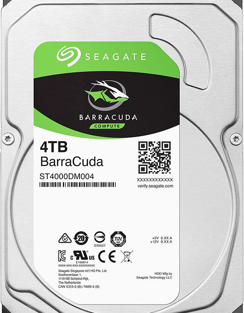 Load image into Gallery viewer, Barracuda 4TB Internal Hard Drive HDD – 3.5 Inch Sata 6 Gb/S 5400 RPM 256MB Cache for Computer Desktop PC – Frustration Free Packaging ST4000DMZ04/DM004
