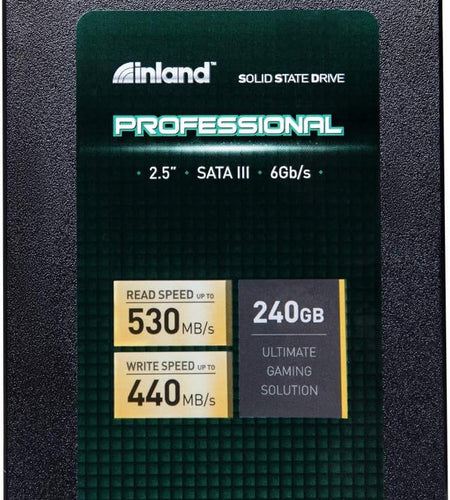 Professional 240GB SSD 3D NAND SATA III 6Gb/S 2.5" 7Mm Internal Solid State Drive (240G)